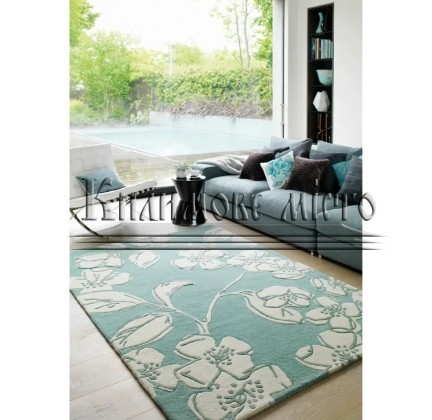 Шерстяний килим Matrix MAX 12 Devore Blue - высокое качество по лучшей цене в Украине.
